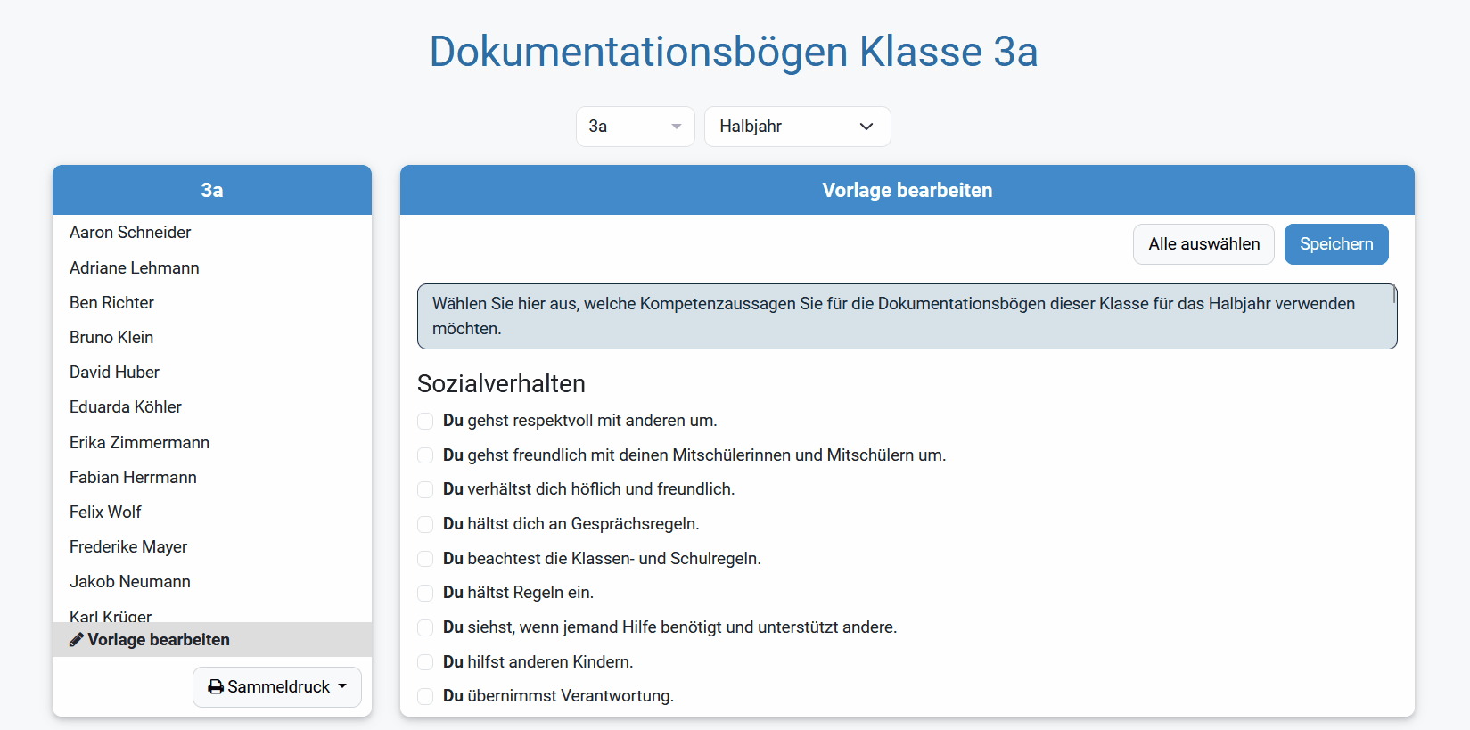 Ich- und Du-Bögen für die Lernentwicklungsgespräche erstellen